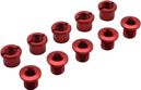 Pack de 5 Vis Cheminées Forward Alu 8.5mm Rouge