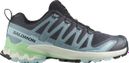 Salomon XA Pro 3D v9 Blue/Green Women's Trail Shoes
