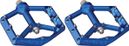 Paire de Pédales Plates Spank Oozy Reboot Bleu