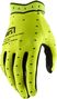 100% Ridefit Long Gloves, Neon Yellow