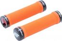 Poignées Forward Gem 130mm Orange / Lock Black