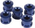 Forward Alu 6.5mm x5 Chainring Bolts Blue
