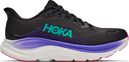 Hoka Clifton 11 Running Shoes, Black/Purple, Women's