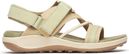 Sandales de Randonnée Merrell Terran 4 Backstrap Beige/Vert Femme