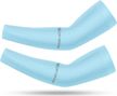 Manches de Bras Soie Glacée Refroidissantes Protection Solaire