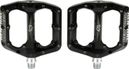 Paire de Pédales Plates Renthal Revo-F 10 Picots Noir