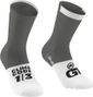 Assos GT C2 Unisex Socken Grau/Weiß