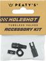 Peaty's Tubeless Valve Caps V2 Holeshot Fast Flow Black