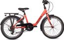 S’COOL chiX  vélo enfant  6 vitesses  Corail/Rouge foncé
