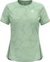 Maglietta tecnica da donna Odlo Zeroweight Engineered Chill-Tec verde