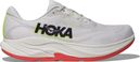 Hoka Rincon 4 Running Shoes, White/Red, Men's