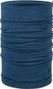 Sciarpa Buff in lana merino di peso medio, blu melange