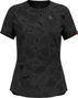 Maglietta tecnica Odlo Zeroweight Engineered Chill-Tec da donna Nero