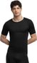 Sous-maillot vélo laine homme Cyclisme SRX Black Ice Noir