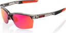 100% Sportcoupe Goggles - Polished Translucent Crystal Smoke - Purple Mirror