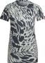Maglia adidas Fast Run con stampa all over da donna