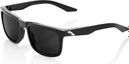 100% Blake Goggles - Polished Black - PeakPolar Grey