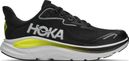 Hoka Clifton 10 Running Shoes, Black/Yellow, Kids'