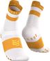 Compressport Pro Racing V4.0 Run High Socks, White/Orange