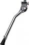 BEQUILLE VELO LATERALE AVEC PLAQUE NEWTON  20-28  REGLABLE ALU ARGENT