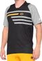 Maglia manica corta Celium 100% nera / senape