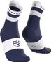 Compressport Pro Racing V4.0 Run High Socks, Blue/White