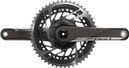 Sram Red D1 DUB Kurbelsatz 50-37T 12S (Nicht enthalten) Schwarz