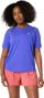 Asics Road kortemouwenshirt voor dames, paars