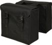 Greenlands Sac double noir-noir. dimensions 37x34x14cm.capacité totale 40L