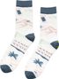 Vans Classic Print 3/4 Crew White Socks