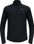 Odlo Zeroweight Warm 2.0 1/2 Zip Uomo Maglione da running nero