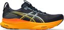 Asics Gel-Kayano 32 Running Shoes, Blue/Orange, Men's