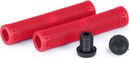 Filter flangeless sparkle grips Red