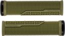 Paire de Grips Lizard Skins Machine Single Lock-On Vert Olive