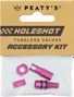 Peaty's Tubeless-Ventilkappen V2 Holeshot Fast Flow Punch Pink