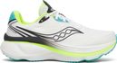 Saucony Hurricane 26 Running Shoes, White/Yellow, Men's