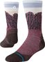Stance The Ridge Light Wool Crew Socks Bordeaux