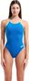 Maillot de Bain Arena Dos Double Cross Uni Bleu/Vert Femme