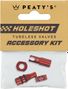 Peaty's Tubeless Valve Caps V2 Holeshot Fast Flow Red