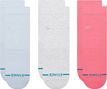 Calcetines Stance Icon Quarter Multicolor Mujer (3 pares)