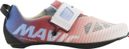 Mavic Cosmic SLR Tri Triathlon Shoes Blue/White/Red