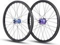 Paire de Roues Carbone Expert Pride Wave Matrix Splash 10mm Bleu Violet