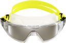 Occhialini da nuoto Aquasphere Vista Pro Transparent Black / Yellow - Lenti Silver Mirror