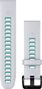 Garmin QuickFit 20 mm Muñequera de silicona Whitestone Aqua Azul