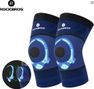 Shockproof cycling knee pads black ROCKBROS