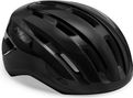Casque Route Met Miles Noir Brillant