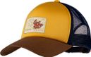 Buff Trucker Cap in Yellow/Blue