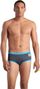 Bañador Arena One Big Logo Gris/Azul para hombre