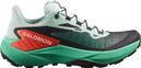 Scarpe da trail Salomon Genesis donna verde/rosso