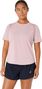 Maglia a maniche corte Asics Road rosa da donna